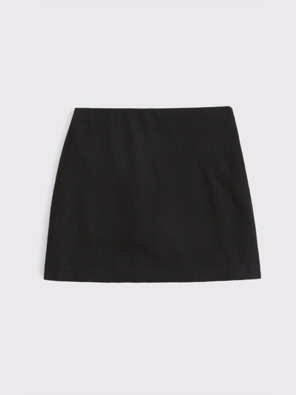Abercrombie & Fitch A&F Scarlett Linen-Blend Mini Skort Black Size S